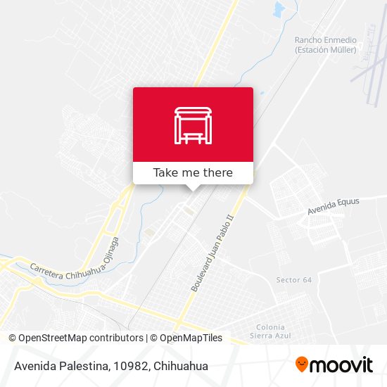 Avenida Palestina, 10982 map