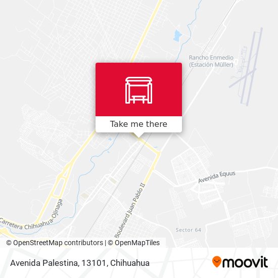 Avenida Palestina, 13101 map