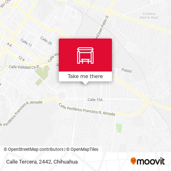 Mapa de Calle Tercera, 2442