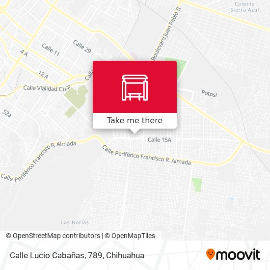 Calle Lucio Cabañas, 789 map