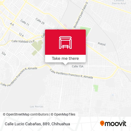 Calle Lucio Cabañas, 889 map