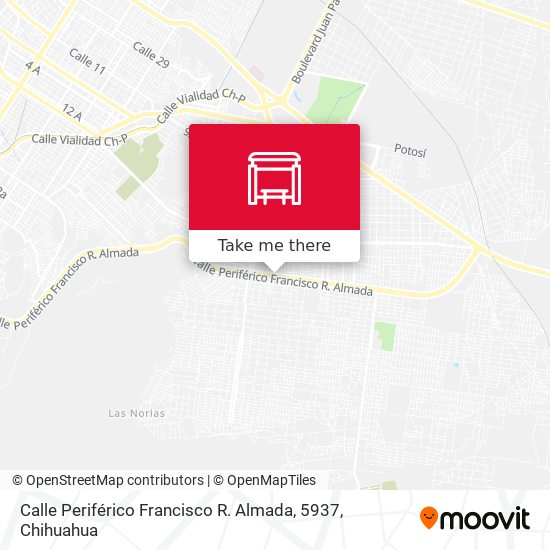 Calle Periférico Francisco R. Almada, 5937 map