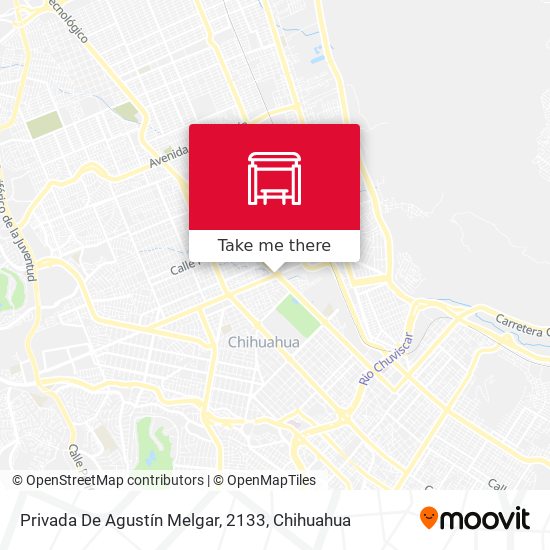 Privada De Agustín Melgar, 2133 map