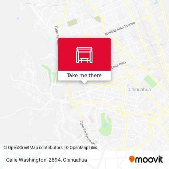 Calle Washington, 2894 map