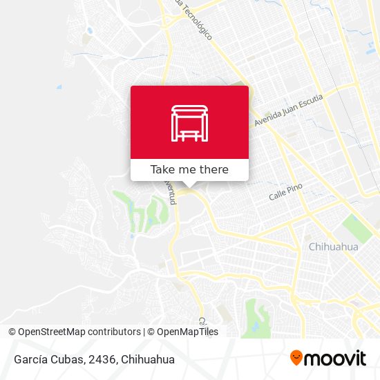 García Cubas, 2436 map