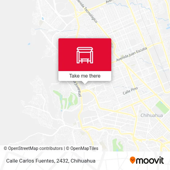 Mapa de Calle Carlos Fuentes, 2432