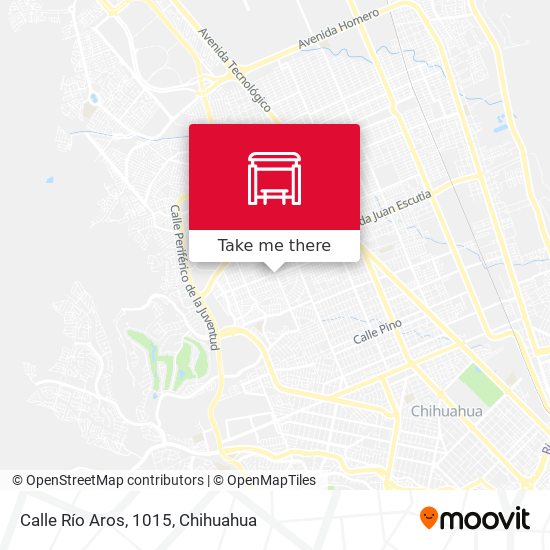Calle Río Aros, 1015 map