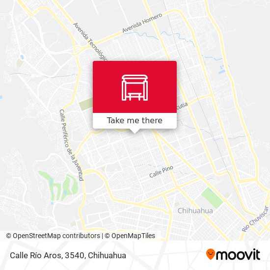 Calle Río Aros, 3540 map