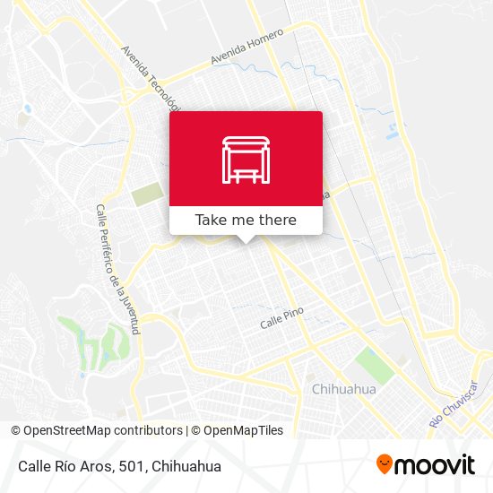 Calle Río Aros, 501 map