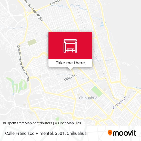 Calle Francisco Pimentel, 5501 map