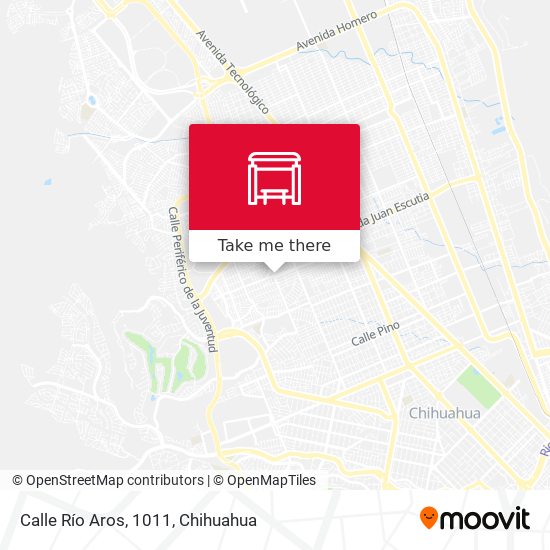 Calle Río Aros, 1011 map