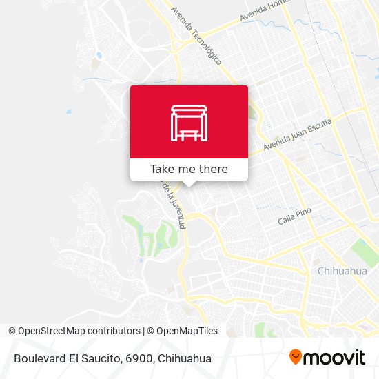 Mapa de Boulevard El Saucito, 6900