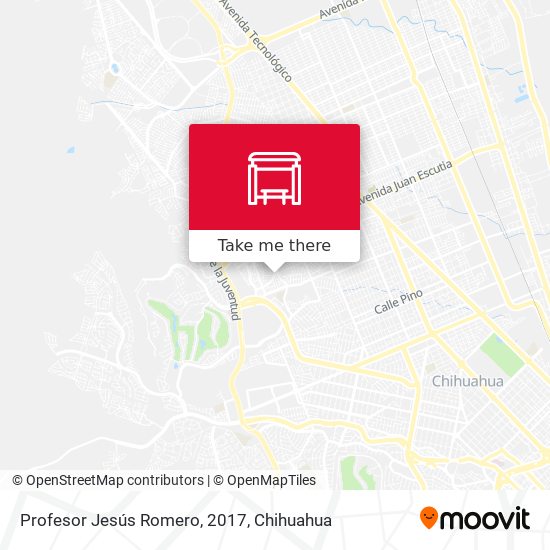 Profesor Jesús Romero, 2017 map