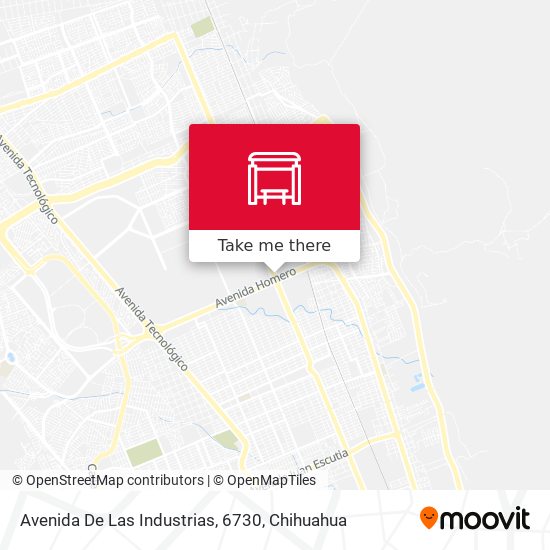 Avenida De Las Industrias, 6730 map