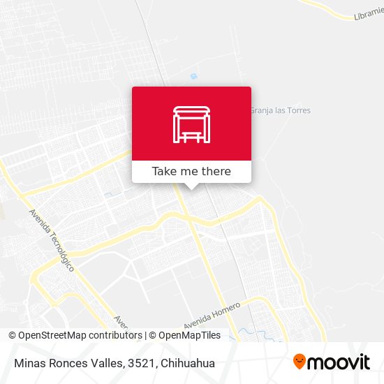 Mapa de Minas Ronces Valles, 3521