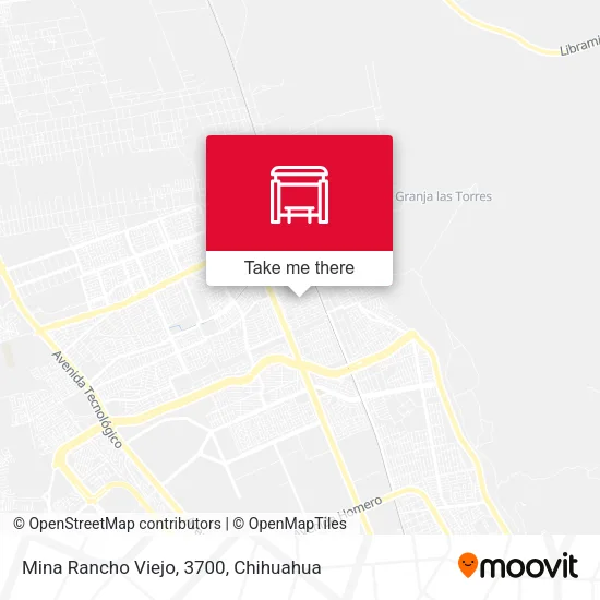 Mapa de Mina Rancho Viejo, 3700