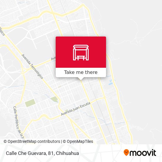 Calle Che Guevara, 81 map