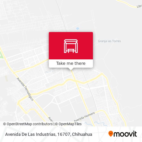 Avenida De Las Industrias, 16707 map