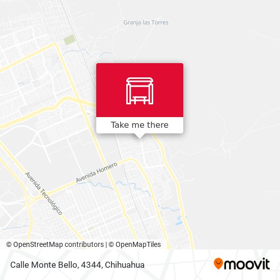 Calle Monte Bello, 4344 map