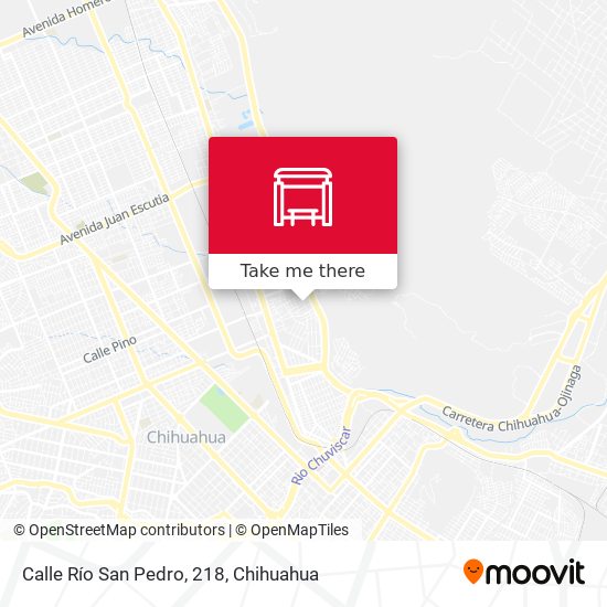 Calle Río San Pedro, 218 map