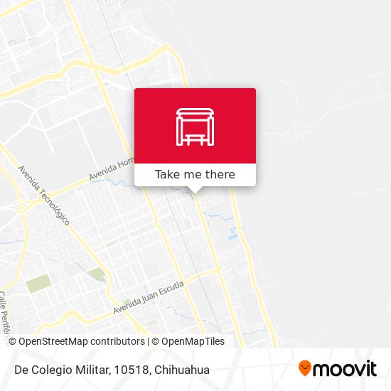 De Colegio Militar, 10518 map