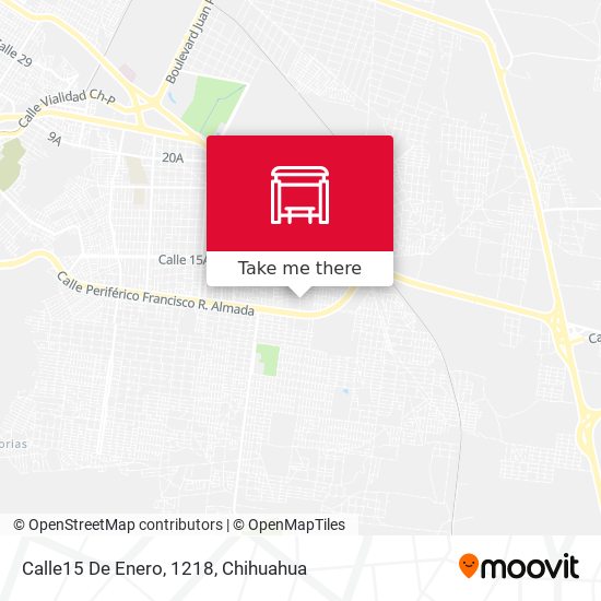 Calle15 De Enero, 1218 map