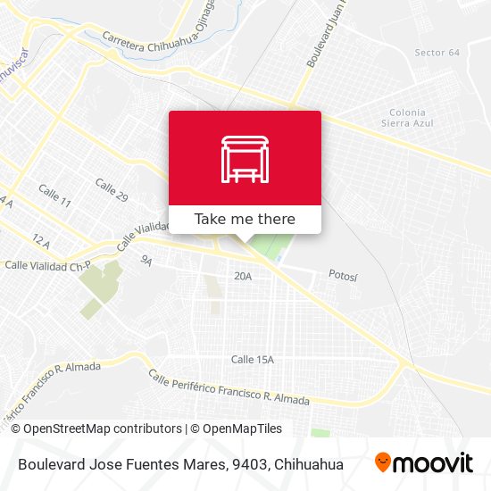 Boulevard Jose Fuentes Mares, 9403 map