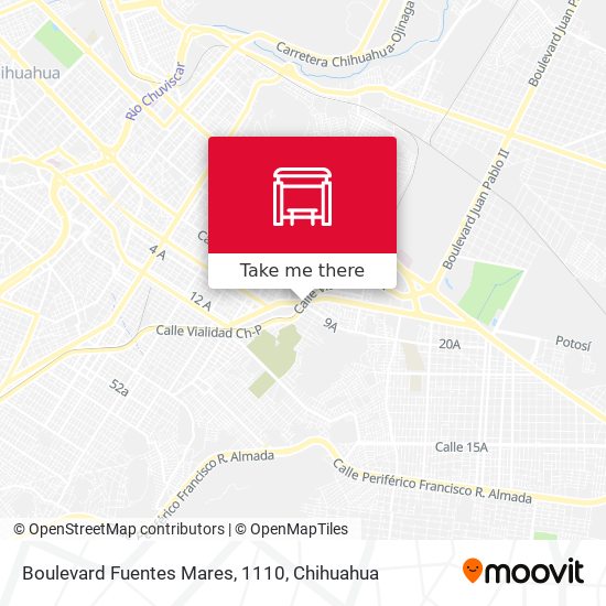 Boulevard Fuentes Mares, 1110 map