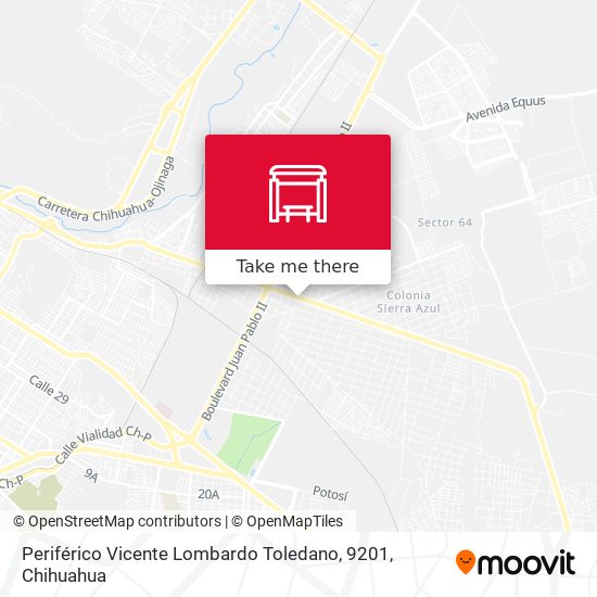 Periférico Vicente Lombardo Toledano, 9201 map
