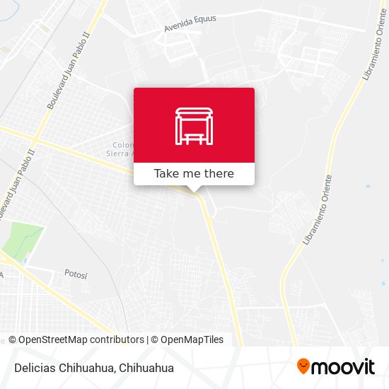 Mapa de Delicias Chihuahua