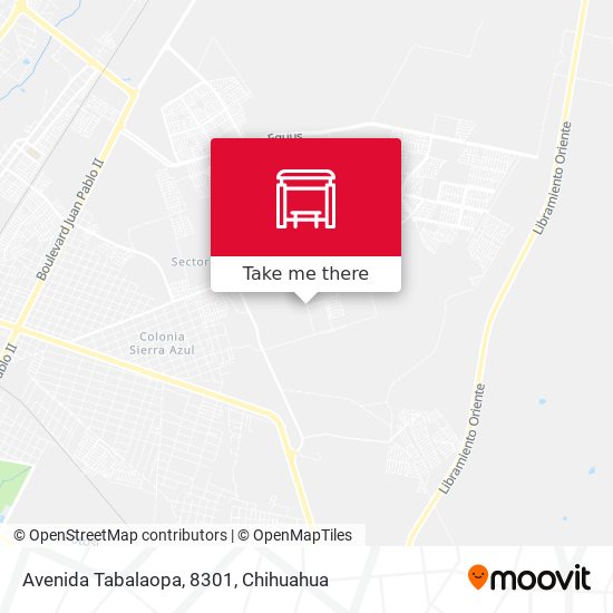 Avenida Tabalaopa, 8301 map