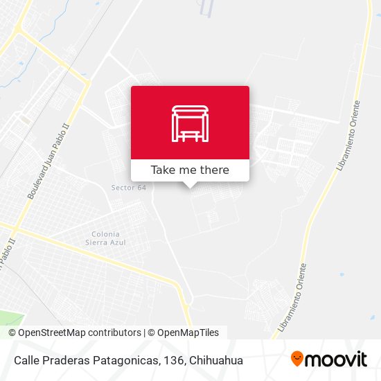 Calle Praderas Patagonicas, 136 map