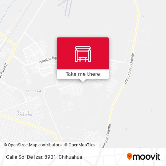 Mapa de Calle Sol De Izar, 8901
