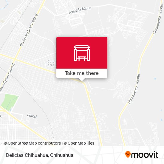 Mapa de Delicias Chihuahua