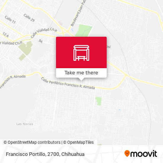 Francisco Portillo, 2700 map