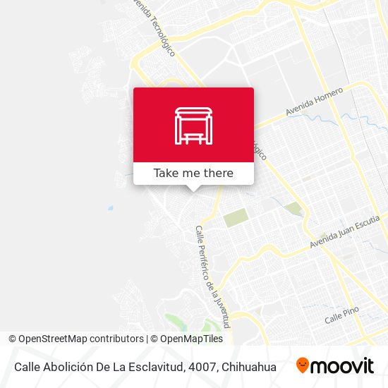 Calle Abolición De La Esclavitud, 4007 map