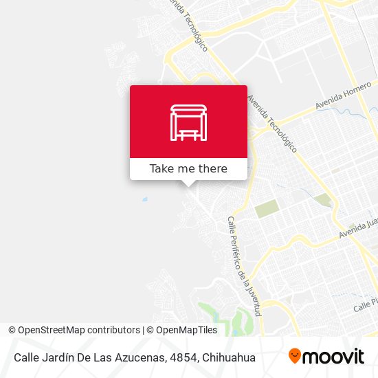 Calle Jardín De Las Azucenas, 4854 map