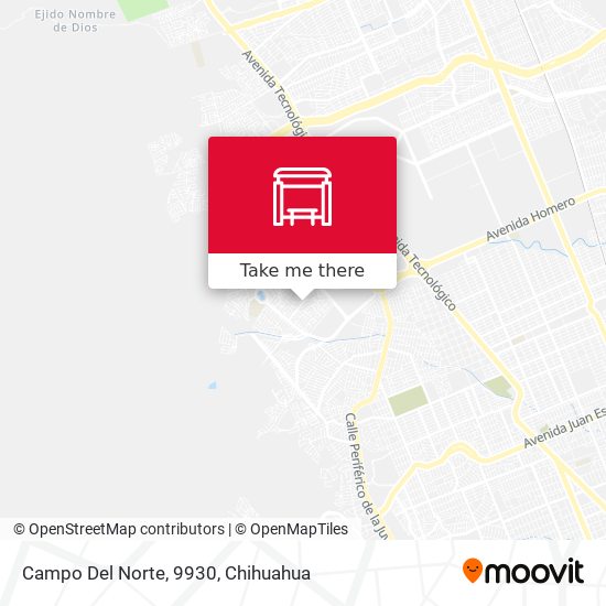 Mapa de Campo Del Norte, 9930
