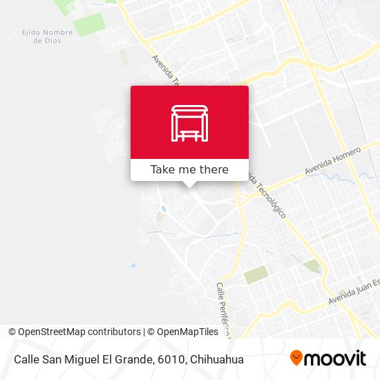 Calle San Miguel El Grande, 6010 map