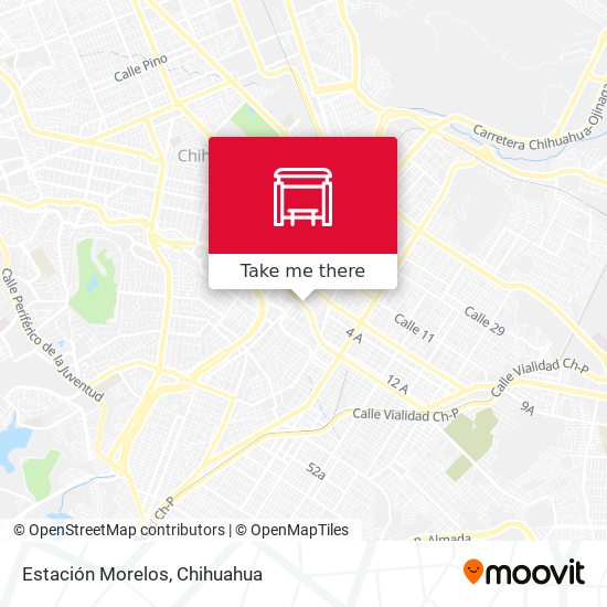 Estación Morelos map