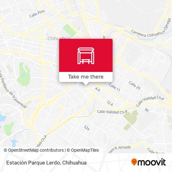 Mapa de Estación Parque Lerdo