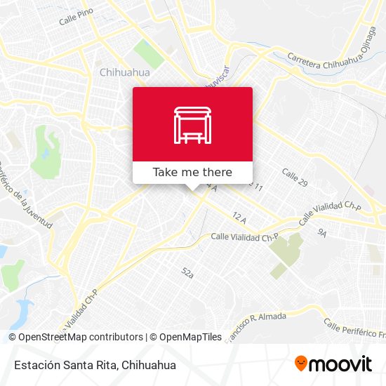 Mapa de Estación Santa Rita