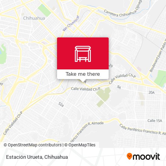 Mapa de Estación Urueta