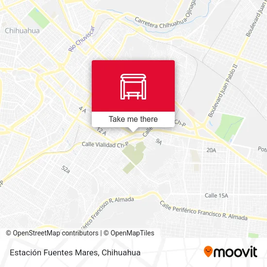 Mapa de Estación Fuentes Mares