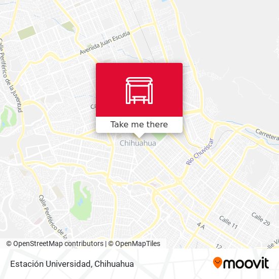 Estación Universidad map