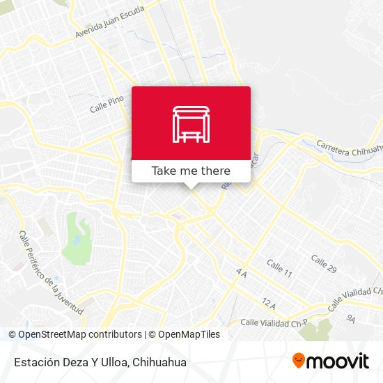 Mapa de Estación Deza Y Ulloa