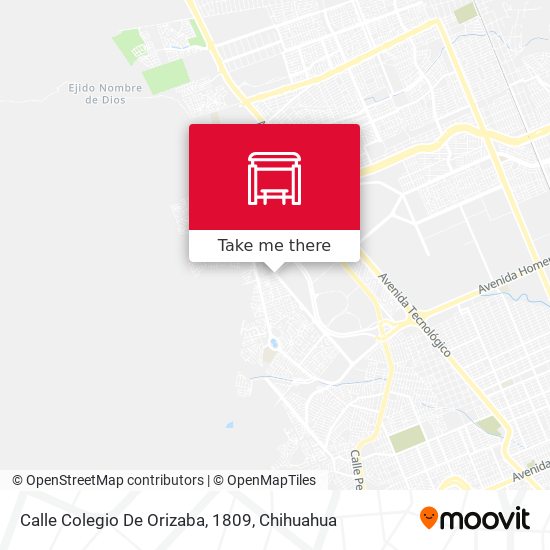 Calle Colegio De Orizaba, 1809 map