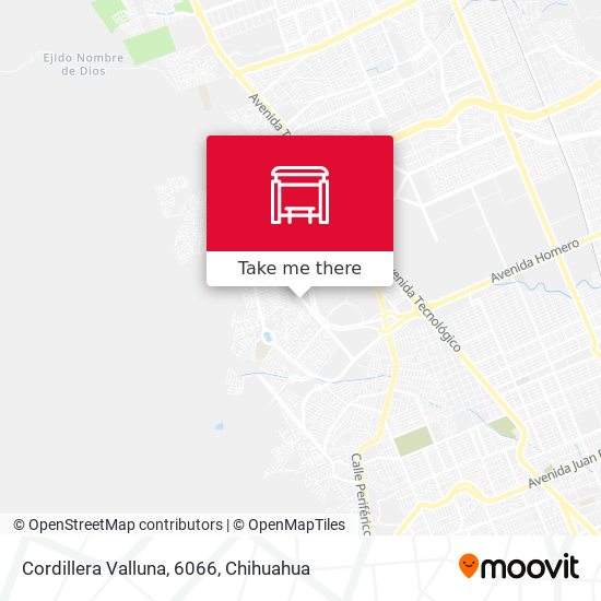 Cordillera Valluna, 6066 map