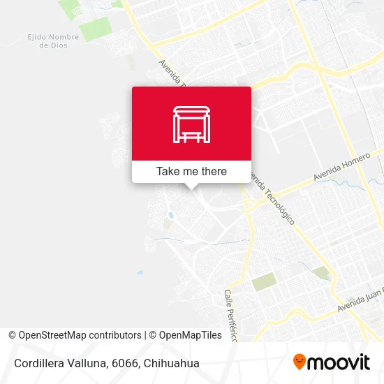 Mapa de Cordillera Valluna, 6066