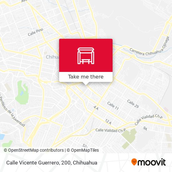 Calle Vicente Guerrero, 200 map